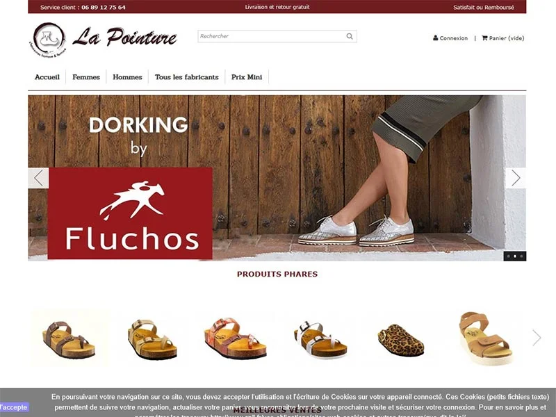 La Pointure, chaussures homme et femme en ligne