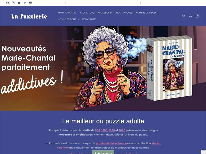 La Puzzlerie : Le meilleur du puzzle pour adulte