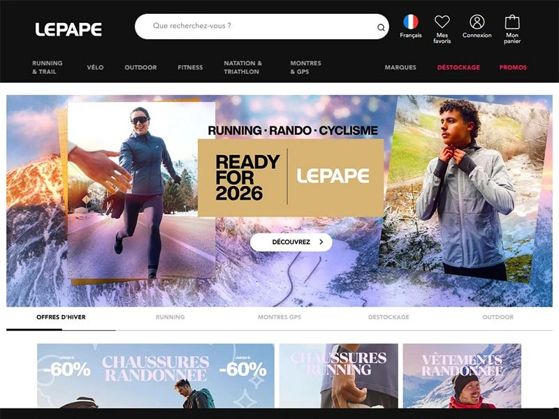 LEPAPE : votre sélectionneur d'équipement sportif