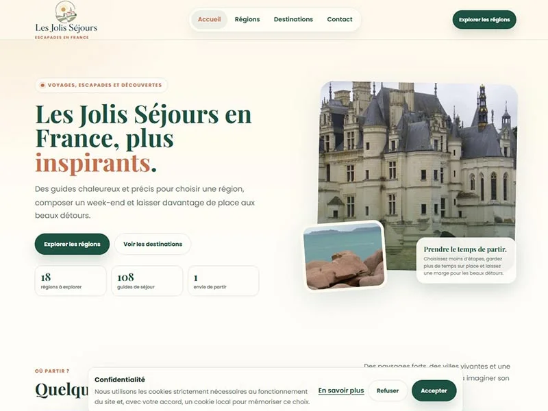 Les Jolis Séjours : guides de voyage en France