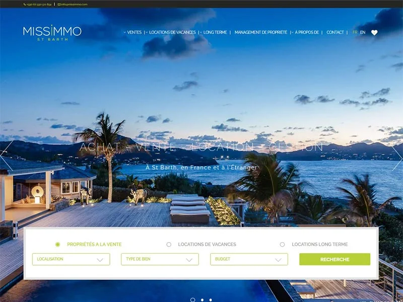 Missimmo, agence immobilière à Saint Barthélemy