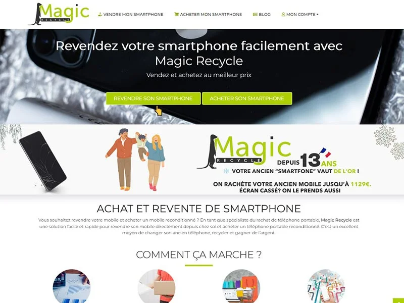 Magic Recycle rachete votre mobile