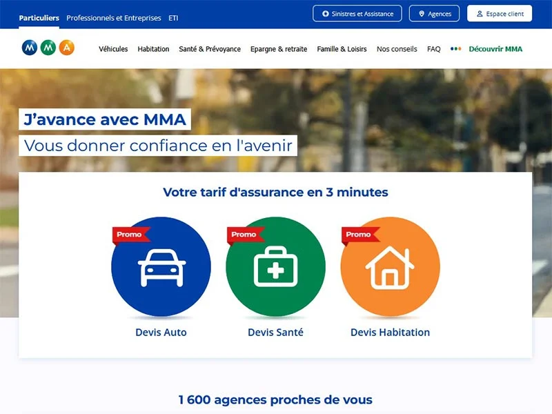 MMA, assurance mutuelle et devis en ligne