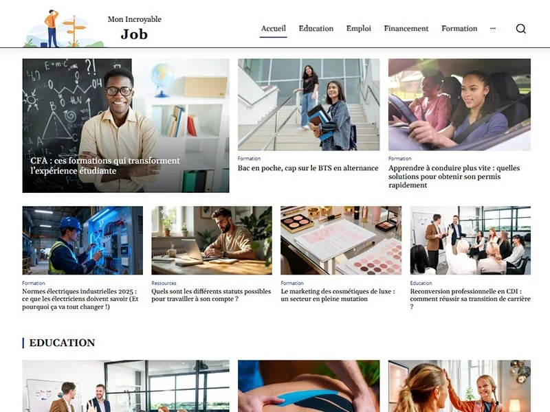 Mon Incroyable Job, orientation et reconversion