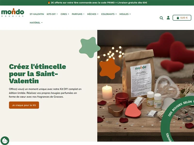 Mondo Bougies, fabriquer des bougies soi même