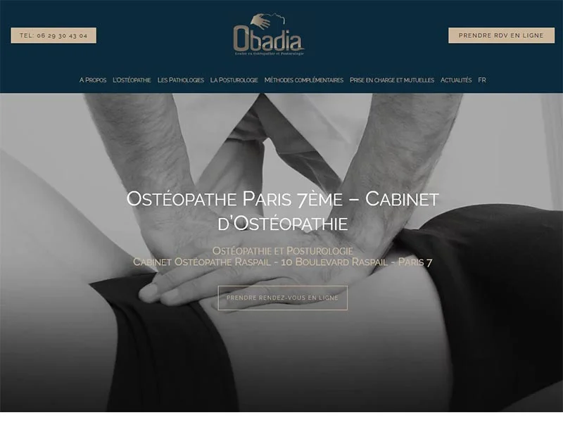 Obadia, cabinet d'osteopathie Paris 7