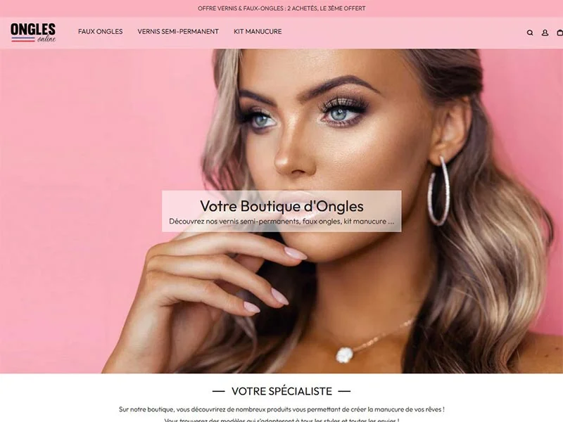 OnglesOnline : Boutique en ligne pour une manucure de rêve