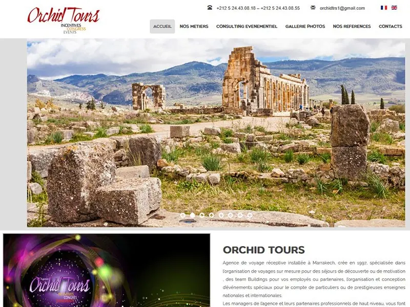 Orchid Tours, agence de voyage Marrakech