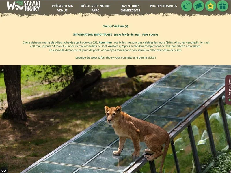Parc Zoologique de Thoiry, parc animalier dans les Yvelines
