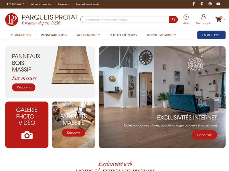 Parquets Protat : Fabricant de parquet en chêne massif