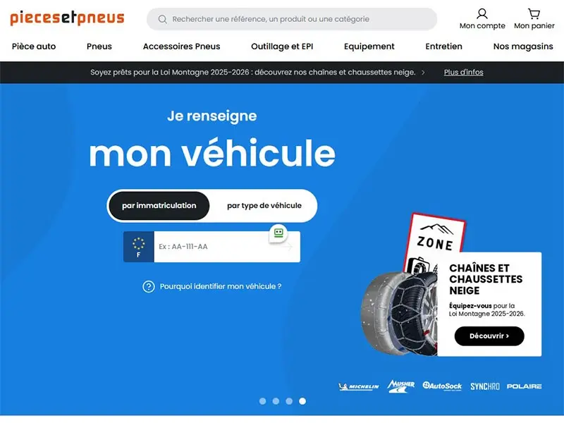 Pièces et Pneus : Cliquez, Posez, Roulez