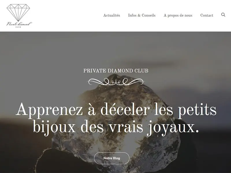 Private Diamond Club : Bijouterie-Joaillerie en ligne