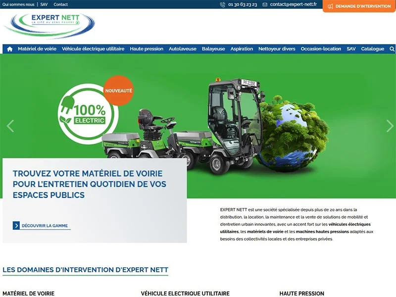 Matériel de voirie et propreté urbaine