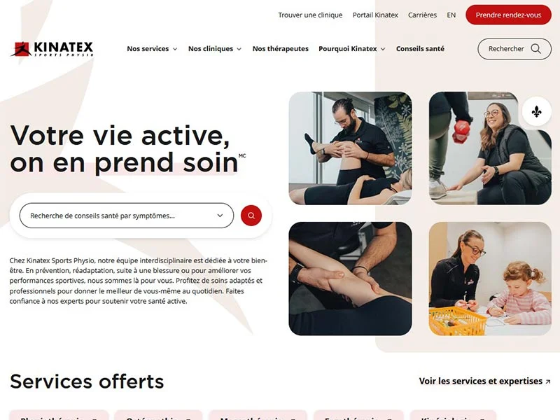 Réadaptation Kinatex