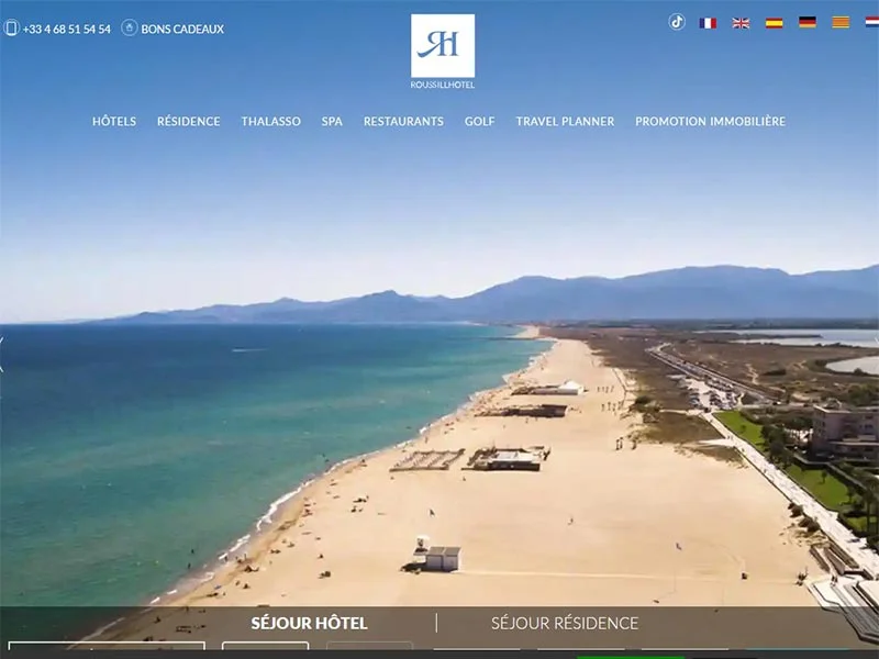 Rousillhotel : Hôtels en Languedoc-Roussillon