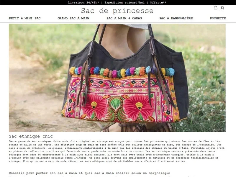 Sac Princesse, blog de sacs à main à la mode et vintage
