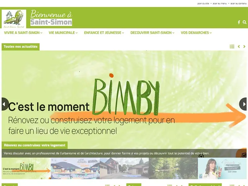 Saint-Simon dans le Cantal, village d'Auvergne