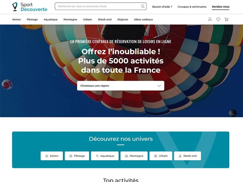 Sport Decouverte, activités sportives et mécanique