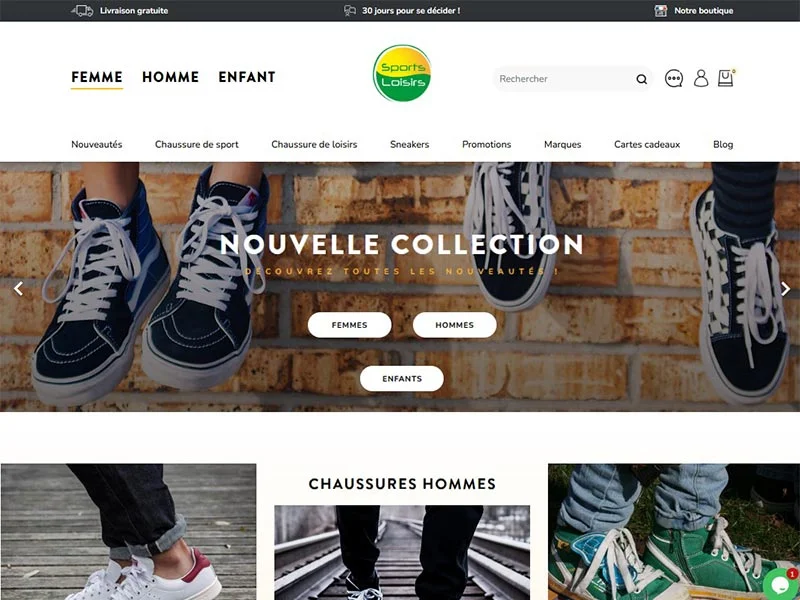 Sports Loisirs : Vente chaussures sport et loisirs