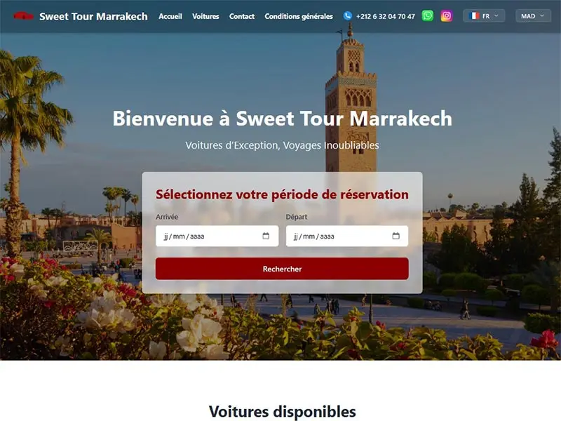 SweetTour, agence de location voiture a Marrakech