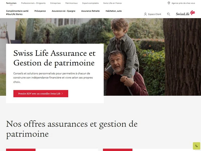 SwissLife Direct, complémentaire santé, vie, retraite