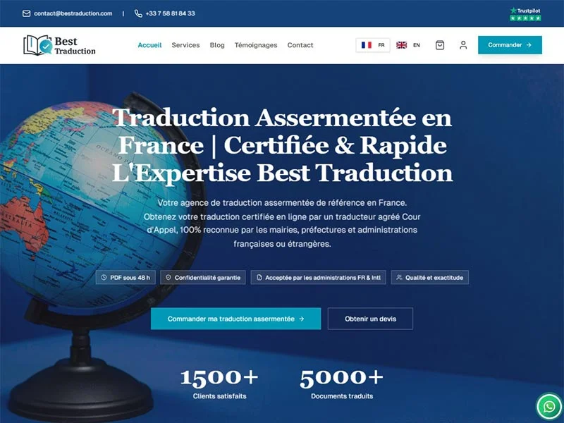 Traducteur assermenté France, traduction certifiée & officielle