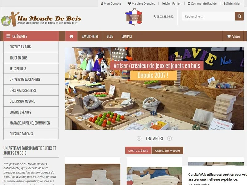 Un Monde de Bois : Jeux, jouets et objets en bois