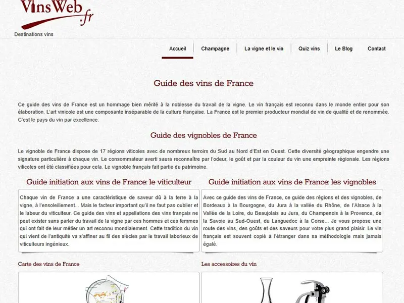 Vins web France