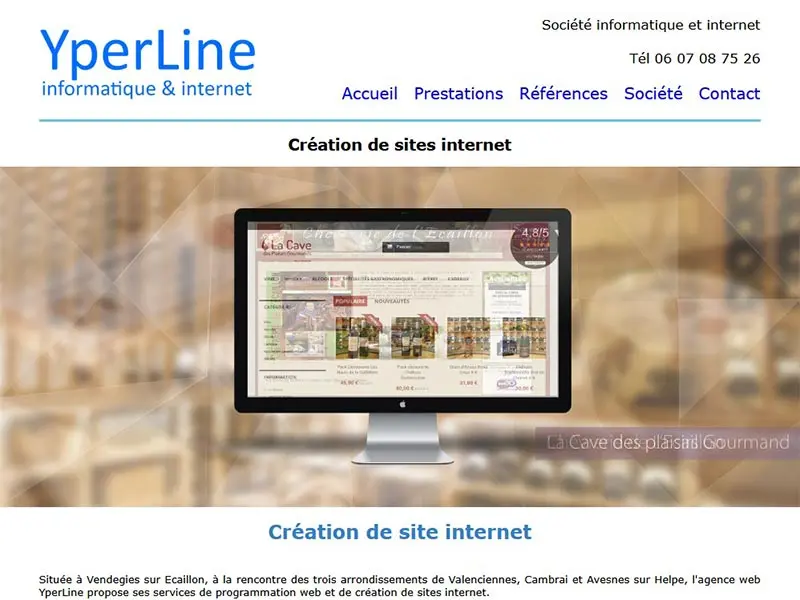 YperLine : création site internet