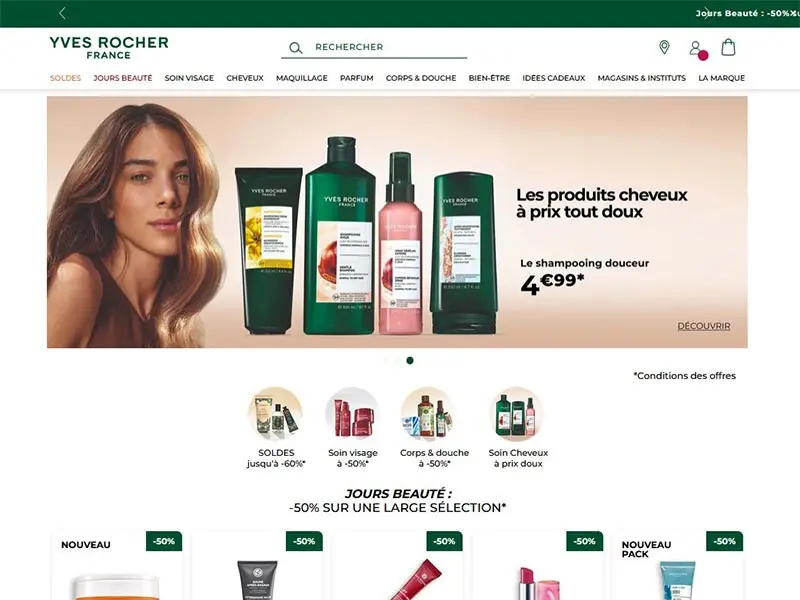 Yves Rocher : Cosmétique, parfums et maquillage